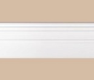 Плинтус напольный DECOMASTER Артпрофиль - белый (под покраску) А024/36 2000*76*15мм