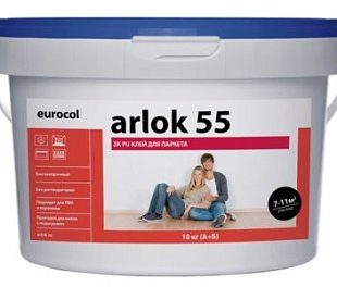 Клей Arlok 55 2K PU Двухкомпонентный полиуретановый 10кг