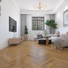 LVT плитка DAMY FLOOR Chevron 4V 43кл DF09-Ch-LVT Монсоро