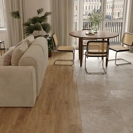 SPC ламинат ALPINE FLOOR GRAND SEQUOIA 4V 43кл ECO 11-1008 Макадамия 5мм