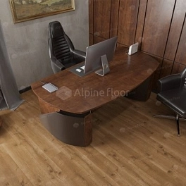 SPC ламинат ALPINE FLOOR REAL WOOD 4V 43кл ECO2-1 Дуб ROYAL Синхронное тисн