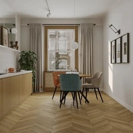 SPC ламинат Tulesna Art Chevron 4V 34кл FORTUNA 1011-8