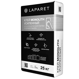 Плиточный клей LAPARET Monolith Усиленный 25кг