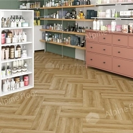 Ламинат ALPINE FLOOR Herringbone 12 PRO NEW 4V 34кл Дуб Эльзас LF106-02