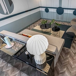 Пробковый пол CORKSTYLE CHEVRON 1235*305*10мм (1,88м2-5шт) замковый CHEVRON SILVER