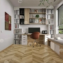 SPC ламинат ALPINE FLOOR CHEVRON ALPINE 4V 43кл ECO 18-17 Grazioso 