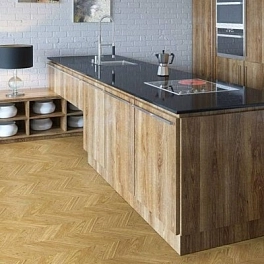 Пробковый пол CORKSTYLE CHEVRON 1235*305*10мм (1,88м2-5шт) замковый CHEVRON GOLD