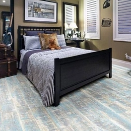 Пробковый пол CORKSTYLE WOOD XL 1235*200*6мм (2,72м2-11шт) клеевая LAZURITE BLUE