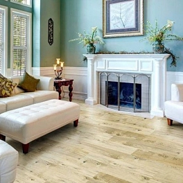 Пробковый пол CORKSTYLE WOOD 915*305*6мм (3,36м2-12шт) клеевая OAK VIRGINIA WHITE