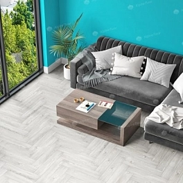 LVT плитка ALPINE FLOOR PARQUET (2,228м2-32шт) 4V 43кл Снежный ECO 16-11