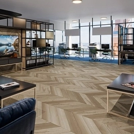 LVT плитка DAMY FLOOR Chevron 4V 43кл DF05-Ch-LVT Сен-Жермен