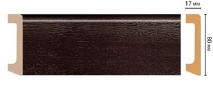 Плинтус напольный DECOMASTER D235 2400*80*17мм 433